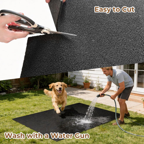43 x43 Dog Playpen Mat, in in Dog Crate Mat Large Reusable Puppy Training Pads for Under Crate Cages, Reusable Washable