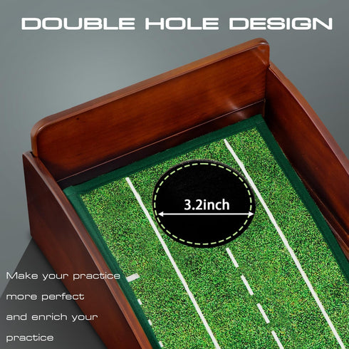Eleko Meyar Putting Green Putting matt for Indoors Golf Putting Mat - Indoor Putting with Ball. Putting matt for Golf
