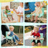 Toddler Beach Chair for Baby - Lightweight Kids Folding Camping Chair with Tray and Storage Bag, Easy to Clean, Safe