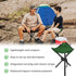 KKONHII Folding Camping Stool,Portable Travel Outdoor Tripod Seat,Green Folding Camping Chairs for Camping Party
