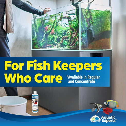 TankFirst Complete Aquarium Water Conditioner, Instantly Removes Chlorine, Chloramines, and Detoxifies Ammonia