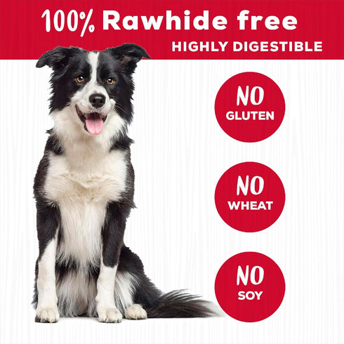 Country 7 Count Kitchen Rawhide Free Beef Rings Dog Chews, Made with Real Beef, Highly Digestible, Gluten Free