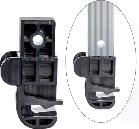 KUAFU Pontoon Bimini Top Latch Connector Bracket Replacement, Plastic Black (1PC) for Part Number 002957