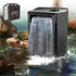 Upgraded Turtle Tank Filter, Adjustable Internal Aquarium Filters, Quiet Reptile Waterfall Filter for Shrimp Frog