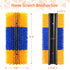 2PCS Livestock Scratch Brushes, Horse Scratcher Massage Brush Kit, Yellow