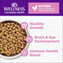 Wellness Complete Health Natural Dry Kitten Food with Wholesome Grains, Made in USA with Real Meat (Kitten, Chicken