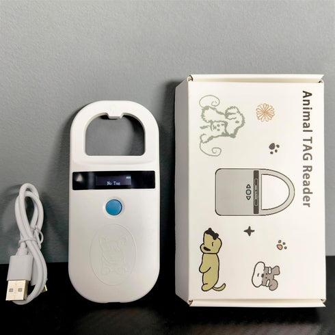 JZLHGOFYTD ISO11784/85/FDX-B/EMID Reader,134.2kHz Dog/Cat/Pig(AR190A) Pet Microchip Scanner Animal Handheld Pet ID