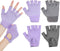 Alrhso Fingerless Non Slip Gym Gloves for Women 2 Pairs Silicone Non Slip