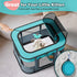 Dog Playpen Puppy Play Pens, Foldable Pet Crate Cage for Indoor Use, Collapsible Kitten Enclosure with Carrying Case