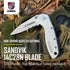 Pocket Knife for Men with Clip, Heavy Duty Folding Knives, 3.4" 14C28N Stainless Steel Titanium Coated Blade, Tactical