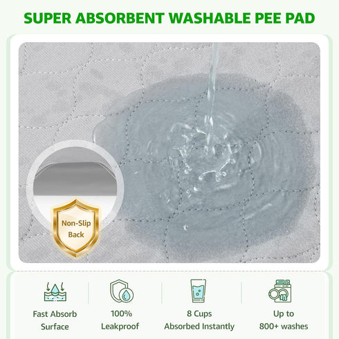 20''x25'': Portable Dog Grass Pad with Tray Dog Litter Box with Artificial Grass Patch Bathroom Mat & Washable Pee Pad