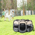 Pet Puppy Dog Playpen, Portable Foldable Cat Tent Crate, Indoor Outdoor Playground 29x16 (Grey)