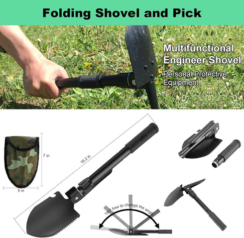 Survival Kit First Aid Gear Tools, Trauma Kit with Molle Pouch for Outdoor, Camping, Hunting, Hiking, Home