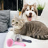 Self Cleaning Slicker Brush for Dogs & Cats, Full Diamonds, Skin Friendly, Grey
