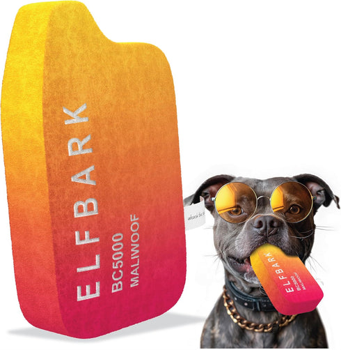 Funny Dog Toys with Squeaker, Cute Parody Toys for Small, Medium, Large Dogs, Dog Birthday Gifts, Peach