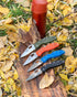 GANZO Firebird F759M Pocket Folding Knife, 440C Stainless Steel Blade, Anti-Slip Handle with Clip, Green