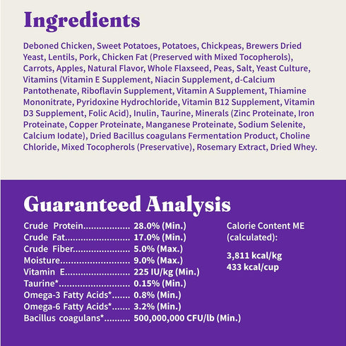Halo Holistic Small Breed Grain Free Cage-free Chicken & Sweet Potato Recipe, 3.5 lb