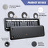 ANTREEMAG Ammunition 8 Ammo Magnet Mag Holder Pistol Magazines Capacity, Magnetic Storage in Home Bedroom Desk Car