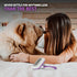 POODLIE Dog Grooming Brush, Self Cleaning Slicker Brush for Dogs and Cats, Purple