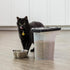 6.5 lbs, IRIS USA WeatherPro Airtight Pet Food Storage Container, Up to Treat Box for Dog Cat and Bird Food, Keep