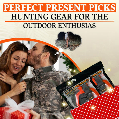 MULTUS Sportsman Deer Drag and Hunting Gear Tie Down Pull Strap, Hunting Accessory for Men