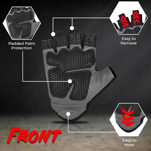 LIONCO Workout Gloves for Men Women,Weight Lifting Gloves with Breathable Gel Padded Excellent Grip for Gym