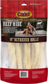 Premium Grade Beef Hide for Dogs, Long Lasting Rawhide Retriever Rolls, 10 Inch (4 Count) by Cadet