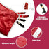 NEAR ZERO Waterproof Camping Tarp - 2 Person Tent Footprint, 6 Oz Ultralight 20D Ripstop Nylon, Red (7x4.2 feet)