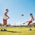 Size 5 Soccer Balls with Pump, Indoor Outdoor Sports Play Balls for Kids Teens Youths Adults (White and Black 2 Pcs)