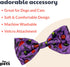Huxley & Kent Bow Tie for Pets, Witch's Brew (Small), Halloween Velcro Collar Attachment, Fun Bow Ties for Dogs & Cats