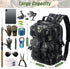 Fishing Tackle Backpack, Military Tactical Sling Bag, Fishing Gear Storage, Molle Assault Pack for Hiking Rucksack
