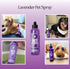 Lavender Oil Dog Deodorizing Spray, Lightly Scented Dog Spray for Smelly Dogs and Puppies with Lavender Essential Oil