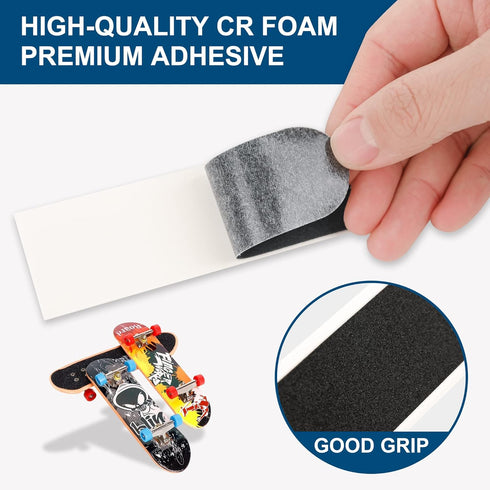 Haisalin 30Pcs (30) Precut Foam Grip Tape for Fingerboards - One Step Installation