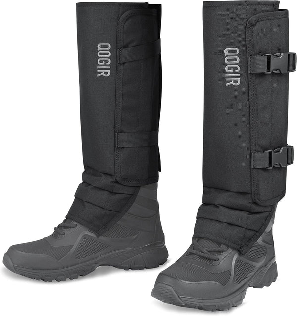 QOGIR Snake Gaiters for Hunting, Durable Protection for Lower Legs, Adjustable Size