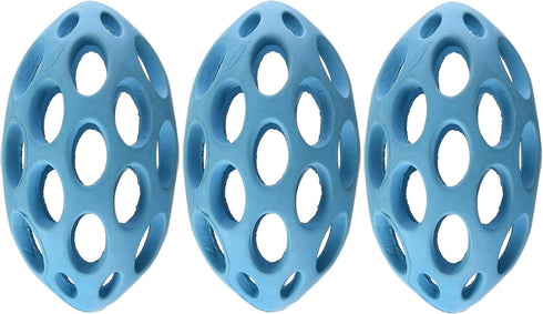 JW Pet Company Sphericon Rubber Dog Toy (3 Pack, Assorted Colors, Small)