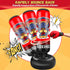 SHZYGQ 65 Inch Set MMA Inflatable Punching Bag for Kids, Kids Punching Bag with Gloves for Boys & Girls, Kicking Bag