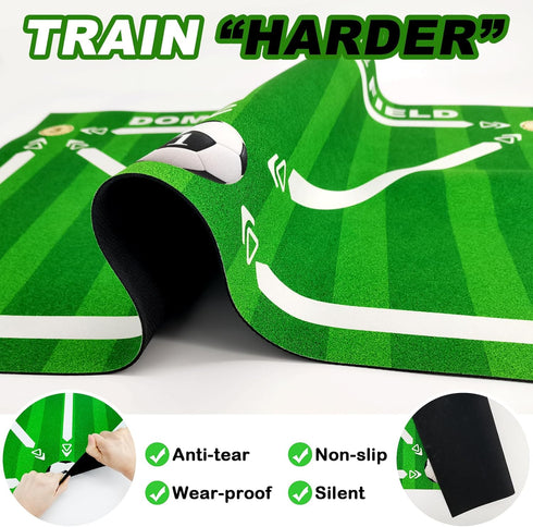 Football Footstep Training Mat, Soccer Skills Training Equipment