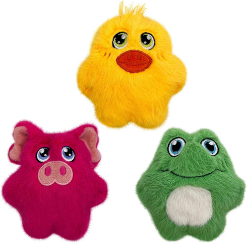 KONG Snuzzles Kiddos Mini Extra Small Dog Toy - Soft Plush Squeaky