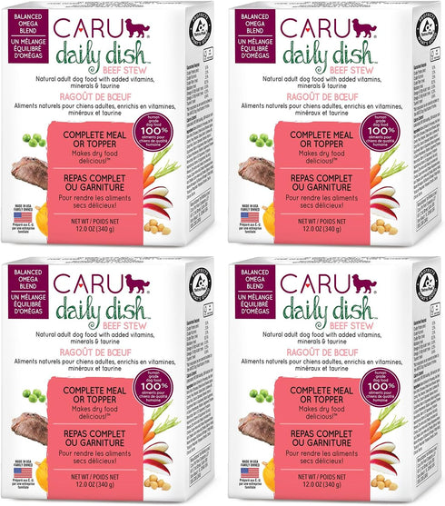 Caru - Daily Dish Beef Stew - for Dogs - Supports Overall