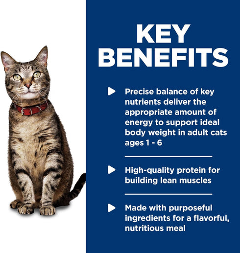 Hill's Science Diet Adult 1-6 Premium Nutrition Wet Cat Food, Ocean Fish Minced, 2.9 oz Can, Case of 24