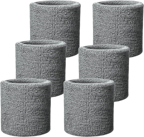 Fecawd Wristbands Sweatbands for Men & Women, Breathable Tennis Wrist Bands Absorbent Sweat