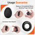 Grip Strength Trainer Kit (5 Pack) | Adjustable Resistance Hand Gripper and Forearm Workout Ring