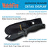 WatchFire Guthook Skinning Knife, Black