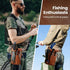 RXLUY Fishing Pliers Holster with Retractable Lanyard, Universal Fit for Most Sea Fishing & Wild River Lure Tongs