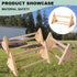 Rliguanrui -size13 5.9" 6.5" Chicken Perch for Coop L x W x H- Heavy Duty Poultry Roosting Bar with Natural Pine
