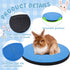 AceOrbit Chinchilla Rabbit Grooming Kit Bunny Grooming Table with Non Slip Blue Felt Mat Pets Groom Platform for Guinea