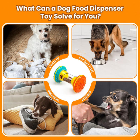 Dog Puzzle Toy for Dogs, Interactive Enrichment Treat Dispensing Toys to Keep Them Busy