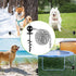 SELEWARE Outdoor Dog Tie Out Stake - Anti-Rust Anchor with Stainless Steel Chain for Large Dogs up to 220 lbs