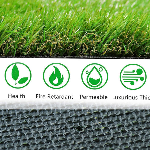 SSRIVER (25.5x19.5 Inch(Pack 2)) Artificial Grass for Dogs Pee Tray Fake Grass Mat for Professional Puppy Potty Trainer