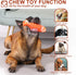 Indestructible Dog Toys for Aggressive Chewers, Tough Chew Toys for Large Dogs, Squeaky Toys for Dogs